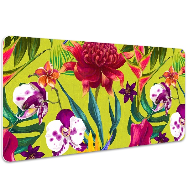 Full desk mat painted garden