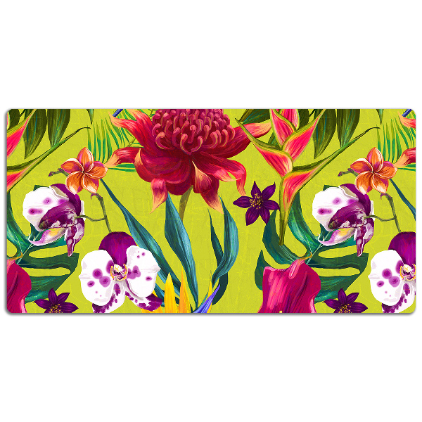 Full desk mat painted garden