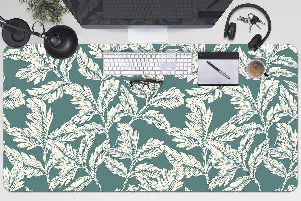 Large desk pad PVC protector picture leaves