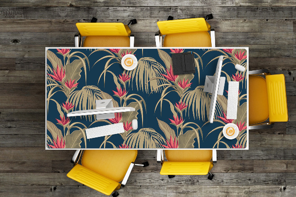 Full desk protector tropical Palm Trees