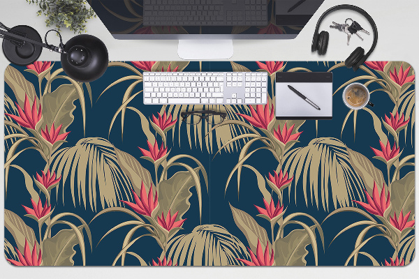 Full desk protector tropical Palm Trees
