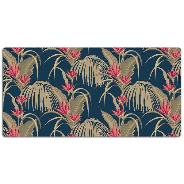 Full desk protector tropical Palm Trees