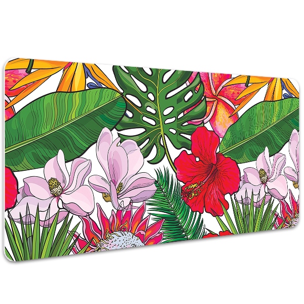 Desk pad Colorful flowers