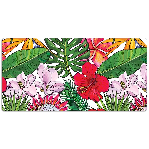 Desk pad Colorful flowers