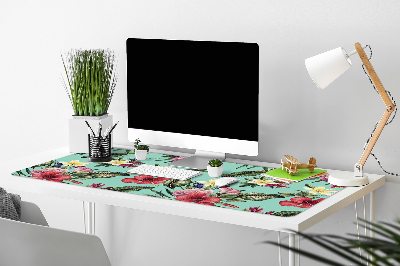 Desk pad Leaves and flowers