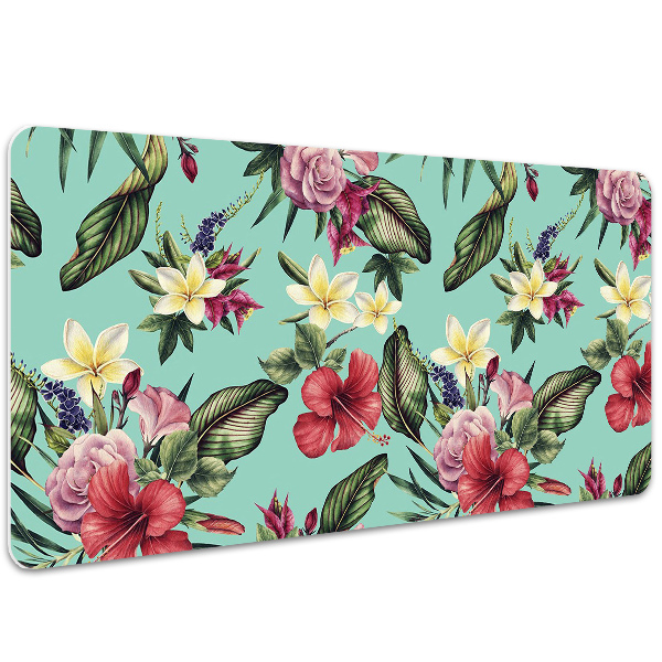 Desk pad Leaves and flowers