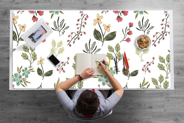 Desk pad Berries and Flowers