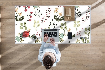 Desk pad Berries and Flowers