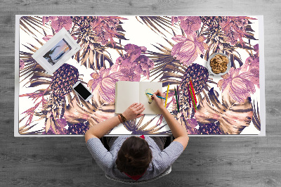 Large desk mat for children Pineapple