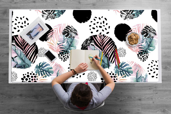 Full desk pad Abstraction leaves