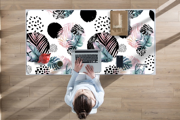 Full desk pad Abstraction leaves