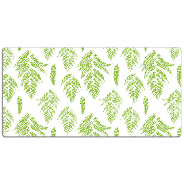 Desk pad imprints of ferns