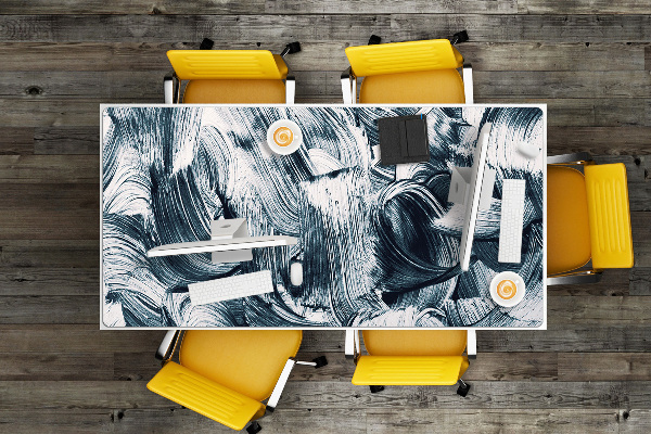 Large desk mat for children daubs
