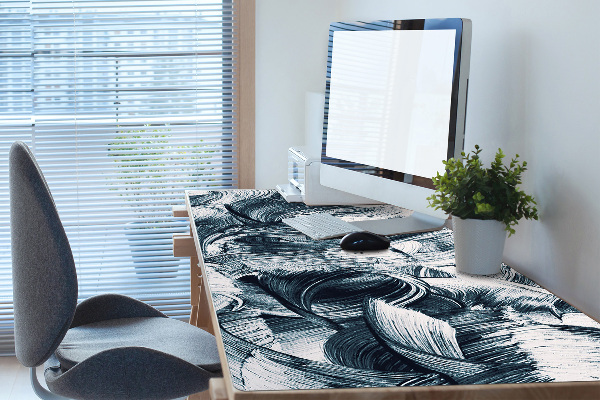 Large desk mat for children daubs
