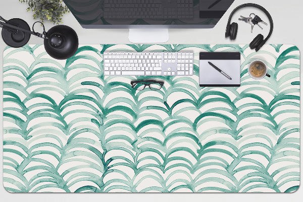 Large desk mat for children Fish scales