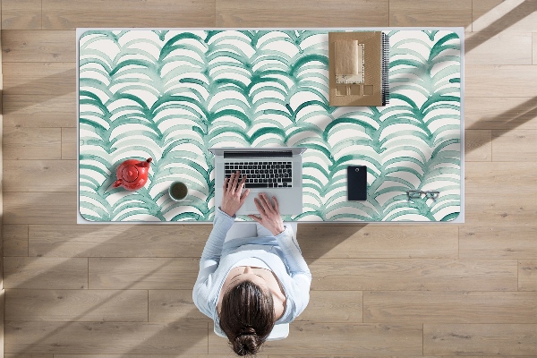 Large desk mat for children Fish scales