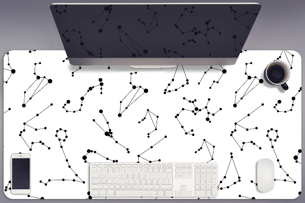 Large desk pad PVC protector Constellation