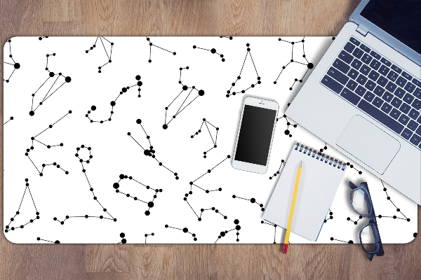 Large desk pad PVC protector Constellation