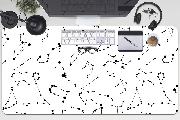 Large desk pad PVC protector Constellation