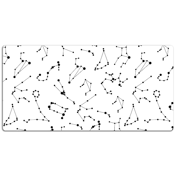 Large desk pad PVC protector Constellation