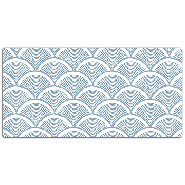 Full desk protector Fish scale pattern