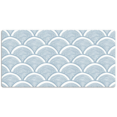 Full desk protector Fish scale pattern