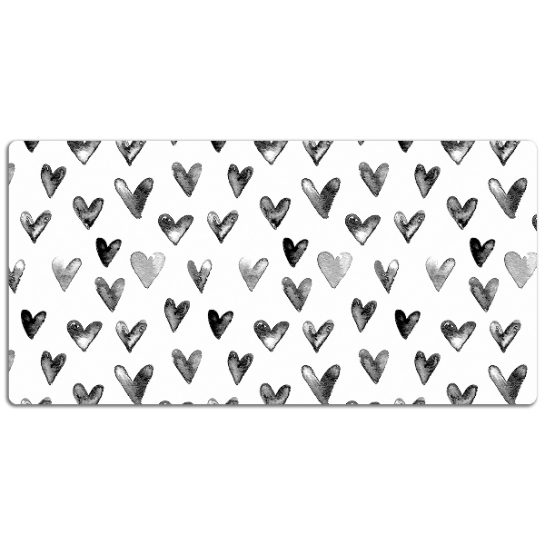 Full desk mat painted heart