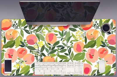 Large desk mat for children Peaches