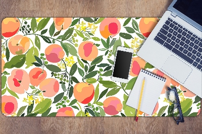 Large desk mat for children Peaches