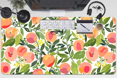 Large desk mat for children Peaches