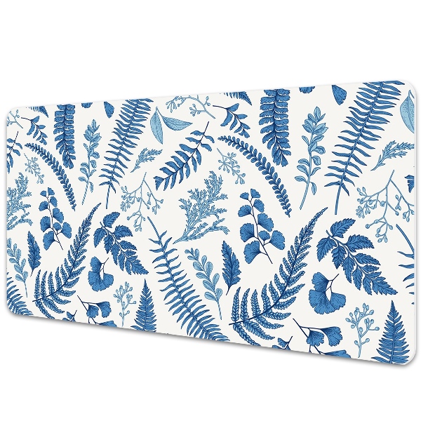 Full desk protector blue fern