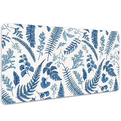 Full desk protector blue fern