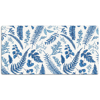 Full desk protector blue fern