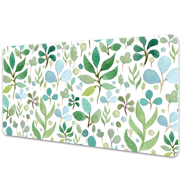 Full desk mat Green leaves