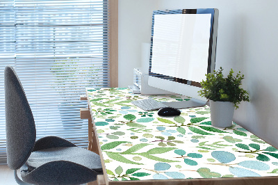 Full desk mat Green leaves