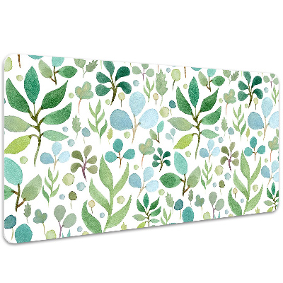 Full desk mat Green leaves