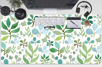 Full desk mat Green leaves