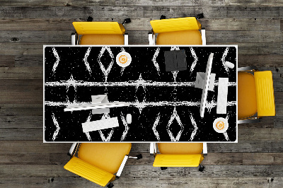 Full desk pad black abstraction