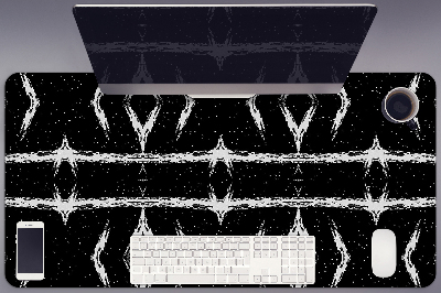 Full desk pad black abstraction