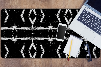 Full desk pad black abstraction