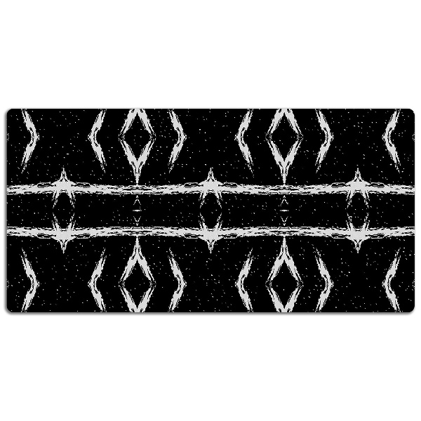 Full desk pad black abstraction