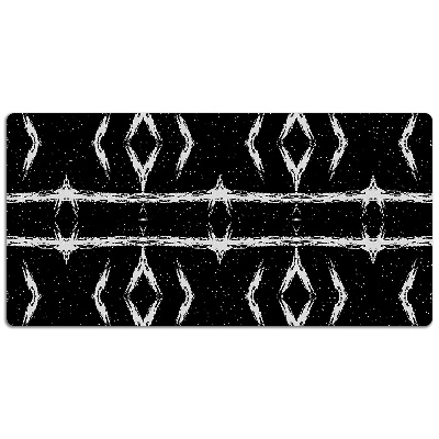 Full desk pad black abstraction