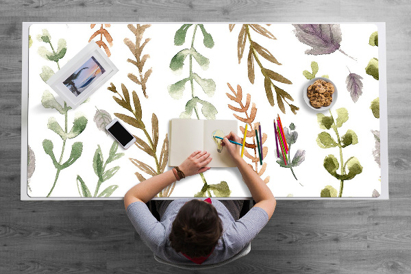 Desk pad Colorful leaves