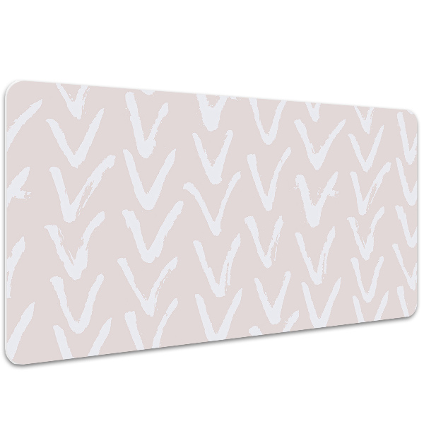 Large desk mat table protector V bright pink