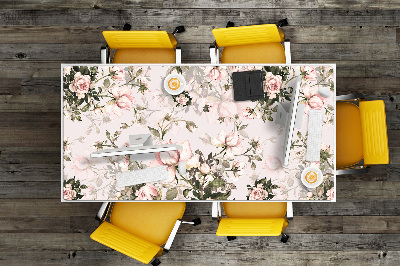 Desk pad Colorful flowers