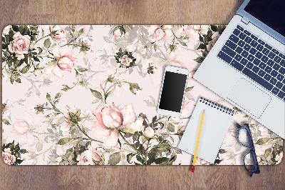 Desk pad Colorful flowers