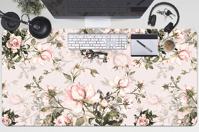 Desk pad Colorful flowers