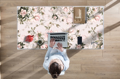 Desk pad Colorful flowers