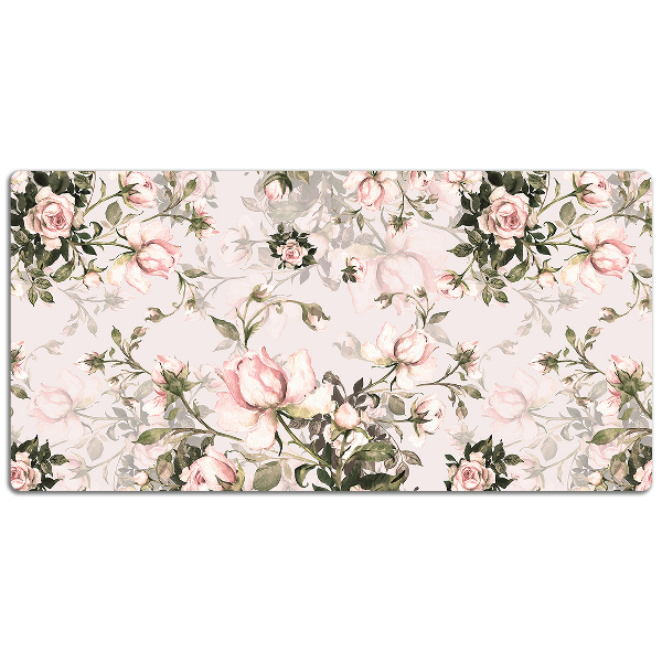 Desk pad Colorful flowers