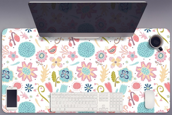 Full desk mat colorful patterns